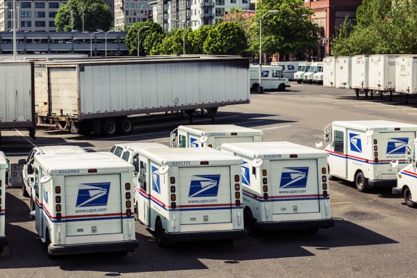 Portland Main Post Office / USPS Trucks