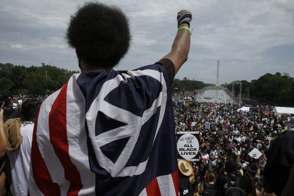 Tens Of Thousands Join ''Get Your Knee Off Our Necks'' March In Washington DC